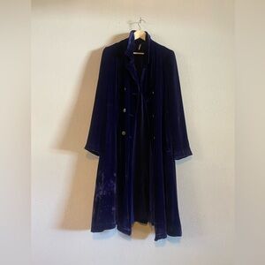 Free People Velvet Duster.